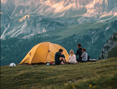 Camping scene